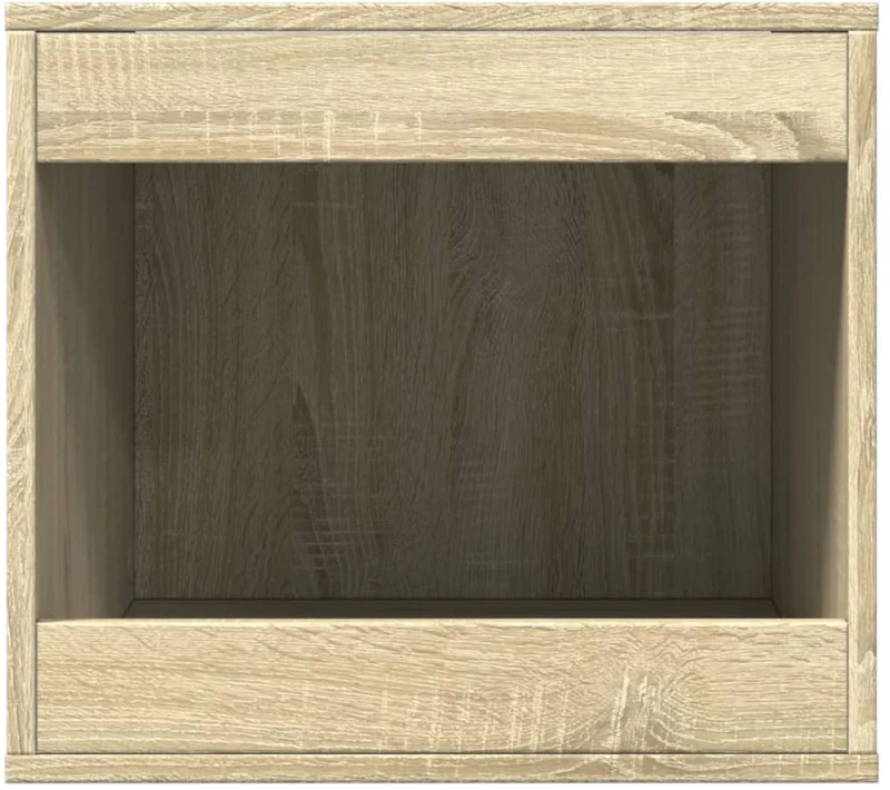 vidaXL Τουαλέτα Γάτας Περίφραξη Sonoma Δρυς 47x59x42εκ Επεξεργασμ Ξύλο