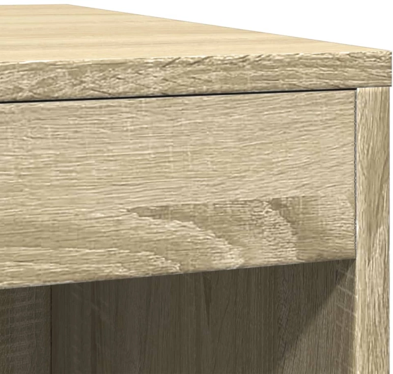 vidaXL Τουαλέτα Γάτας Περίφραξη Sonoma Δρυς 47x59x42εκ Επεξεργασμ Ξύλο