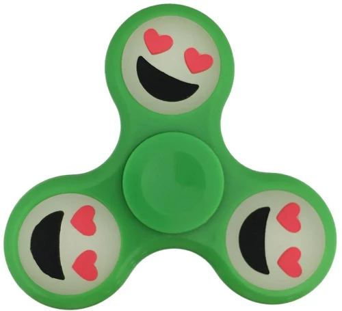ΠΡΑΣΙΝΟ FIDGET SPINNER ΜΕ EMOJI