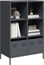 vidaXL Ντουλάπι Ανθρακί 68x39x103,5 εκ. από Χάλυβα