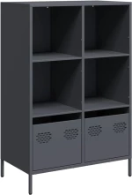 vidaXL Ντουλάπι Ανθρακί 68x39x103,5 εκ. από Χάλυβα
