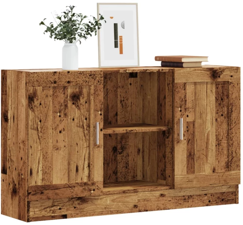 vidaXL Μπουφές Όψη Παλαιού Ξύλου 120x30,5x70 εκ. Επεξεργασμένο Ξύλο