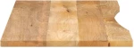 vidaXL Επιφάνεια Γραφείου Καμπύλη 110x60x2,5 εκ Μασίφ Ακατ. Μάνγκο