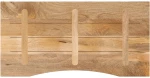 vidaXL Επιφάνεια Γραφείου Καμπύλη 110x60x2,5 εκ Μασίφ Ακατ. Μάνγκο