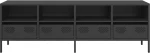 vidaXL Έπιπλο Τηλεόρασης Μαύρο 135x39x43,5 εκ. Ατσάλι Ψυχρής Έλασης