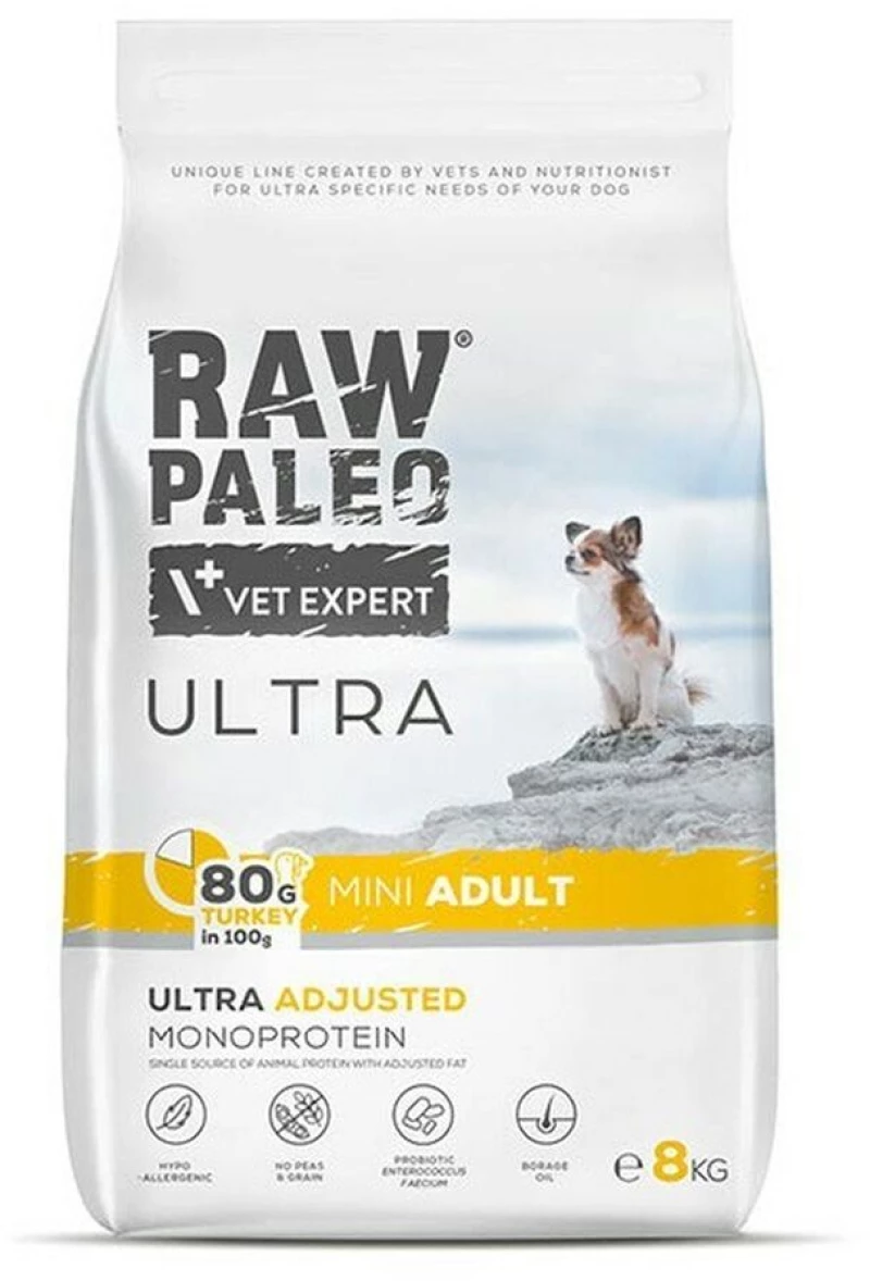 Φαγητό για ζώα VETEXPERT RAW PALEO Τουρκία 8 kg