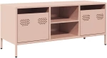 vidaXL Έπιπλο Τηλεόρασης Ροζ 101,5x39x43,5 εκ. Ατσάλι Ψυχρής Έλασης