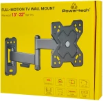 POWERTECH επιτοίχια βάση PT-1278 για τηλεόραση 13-32", full motion, 20kg