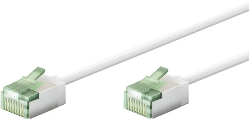 GOOBAY καλώδιο δικτύου 74360, CAT 8.1 U/FTP, slim, copper, 40Gbps, 1m, λευκό