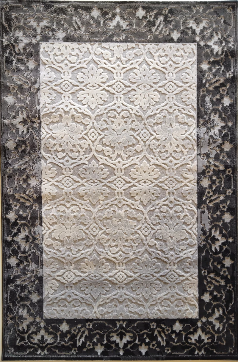 ΧΑΛΙ MUSE 2060/U SILVER BLACK - Klonaras Home Fashion 200cmx290cm