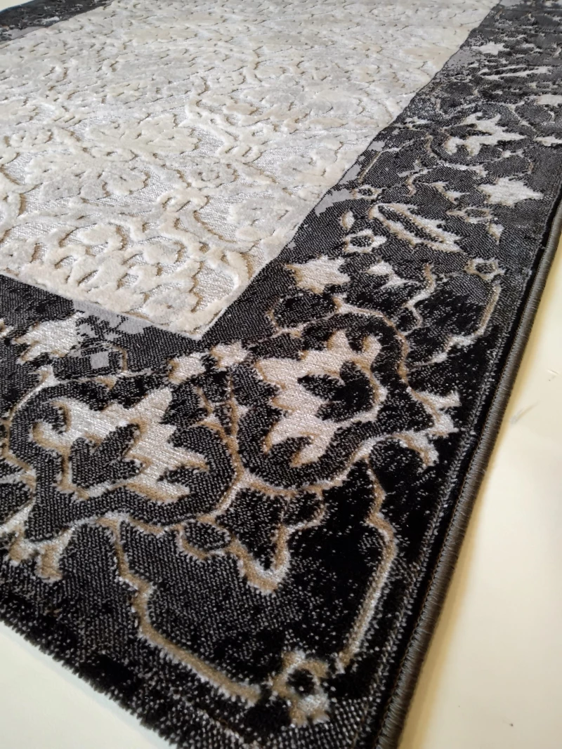 ΧΑΛΙ MUSE 2060/U SILVER BLACK - Klonaras Home Fashion 200cmx290cm