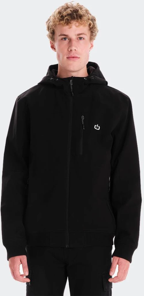 Emerson Men's Hooded Bomber Jacket - 242.EM10.18-BLACK