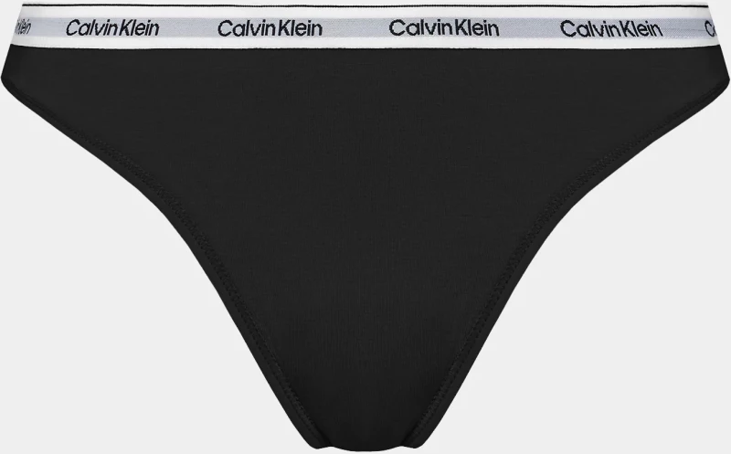 Calvin klein γυναικείο string μαύρο cotton comfort fit 000qd5043e-ub1