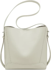 Δερμάτινη Γυναικεία Τσάντα Shopper ‘Ωμου Foxer 9136015F άσπρο