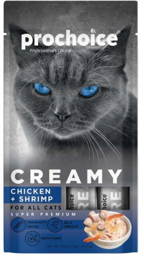 Prochoice Creamy Chicken & Shrimps 60gr