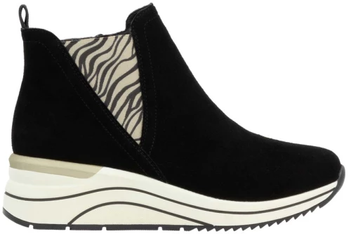 Remonte D0T75-03 Ανατομικό Μποτάκι Sneaker Μαύρο