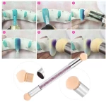 Ombre Sponge Art Tool Πινέλο Νυχιών Με 6 Κεφαλές