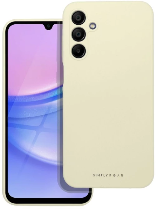 Roar Cloud-Skin Case - for Samsung Galaxy A15 4G / A15 5G Light Yellow