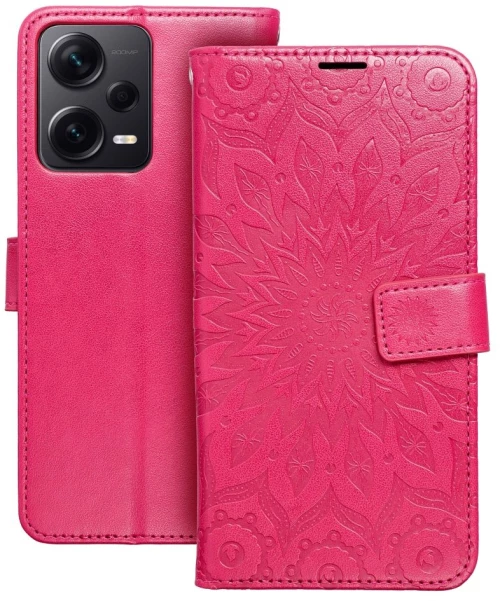 MEZZO Book case for XIAOMI Redmi Note 12 5G mandala magenta