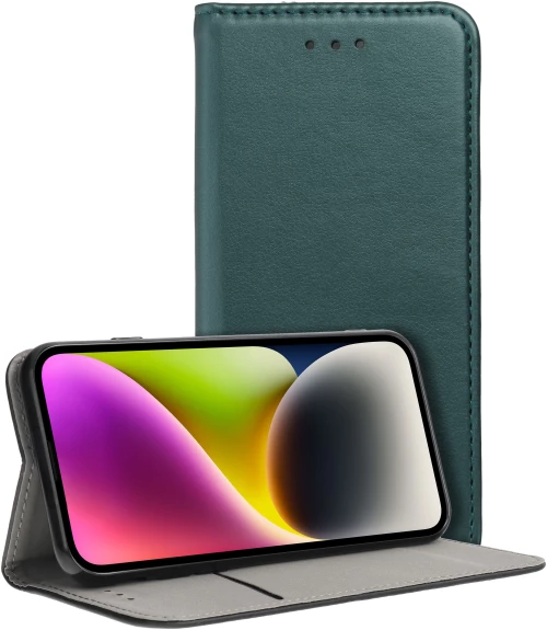 SMART MAGNETO Book case for SAMSUNG A15 5G dark green