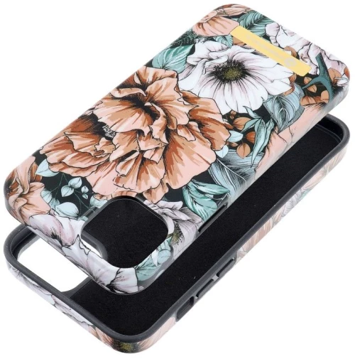 FORCELL F-PROTECT Mirage case compatible with MagSafe for IPHONE 14 Plus bloom bush