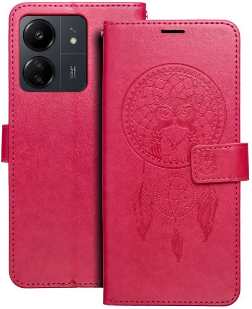 MEZZO Book case for XIAOMI Redmi 13C / POCO C65 mandala magenta