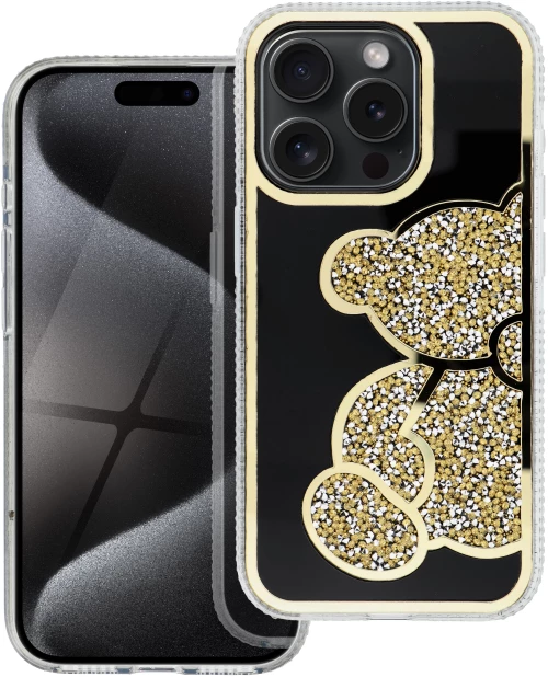 TEDDY BEAR Case for IPHONE 14 Pro gold