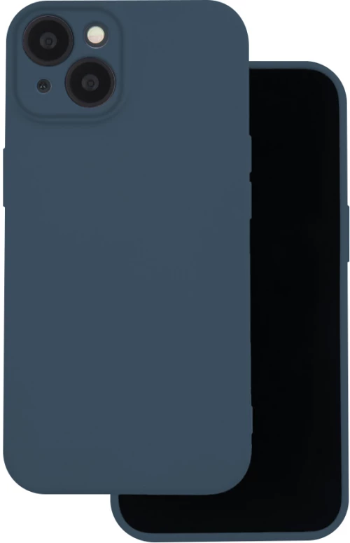 Silicon case for iPhone 15 Plus 6,7" dark blue
