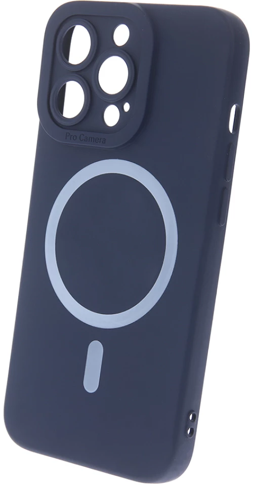 Silicon Mag case for iPhone 15 6,1" dark blue