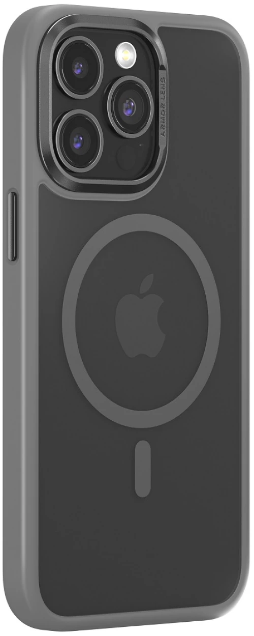 Comma case Joy Elegant Mag for iPhone 15 Plus gray