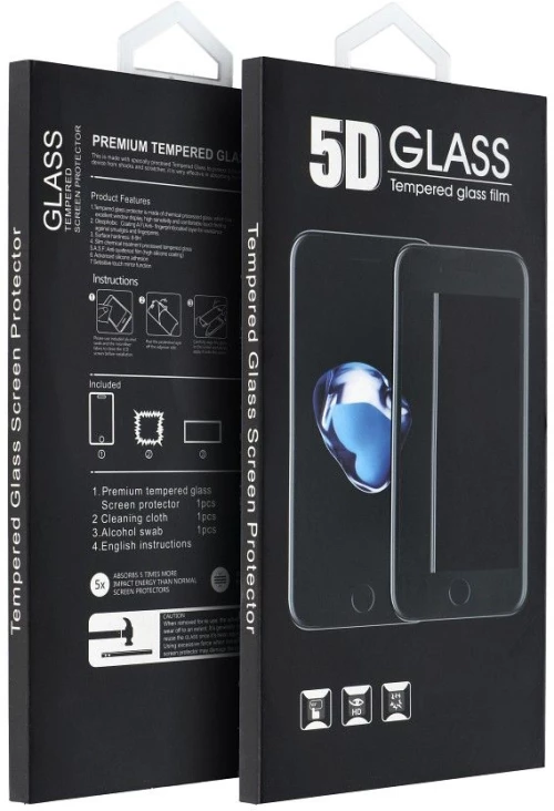 5D Full Glue Tempered Glass - for iPhone 15 (Privacy) black