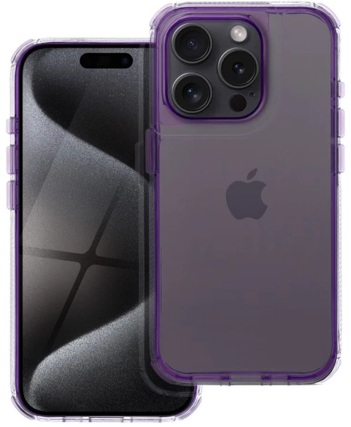 MATRIX CLEAR Case for IPHONE 15 Pro light violet