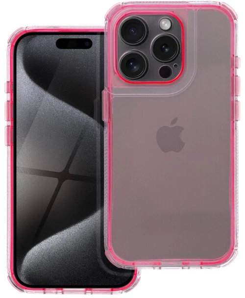 MATRIX CLEAR Case for IPHONE 15 Pro powder pink