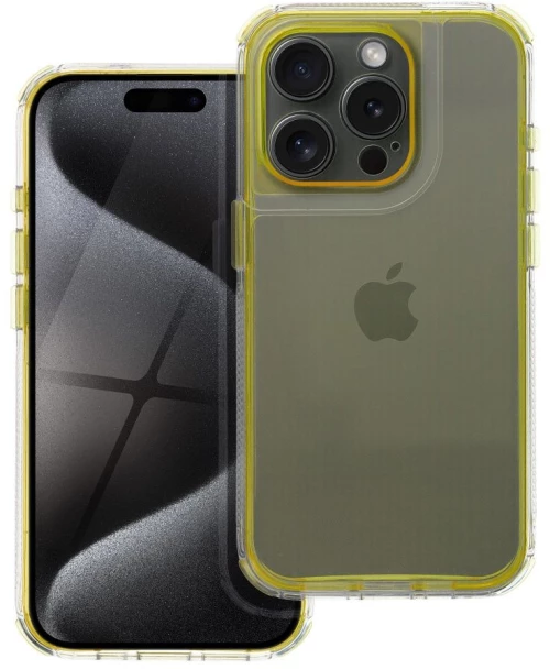 MATRIX CLEAR Case for IPHONE 16 Pro yellow