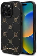 Karl Lagerfeld case for iPhone 16 Pro Max 6,9" KLHMP16XPGKHPHK black Hard Karl Head MagSafe