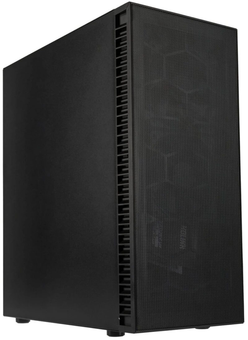 Kolink Observatory HF Mesh PWM Midi Tower Case - Black (with 3x120mm black PWM Fans)