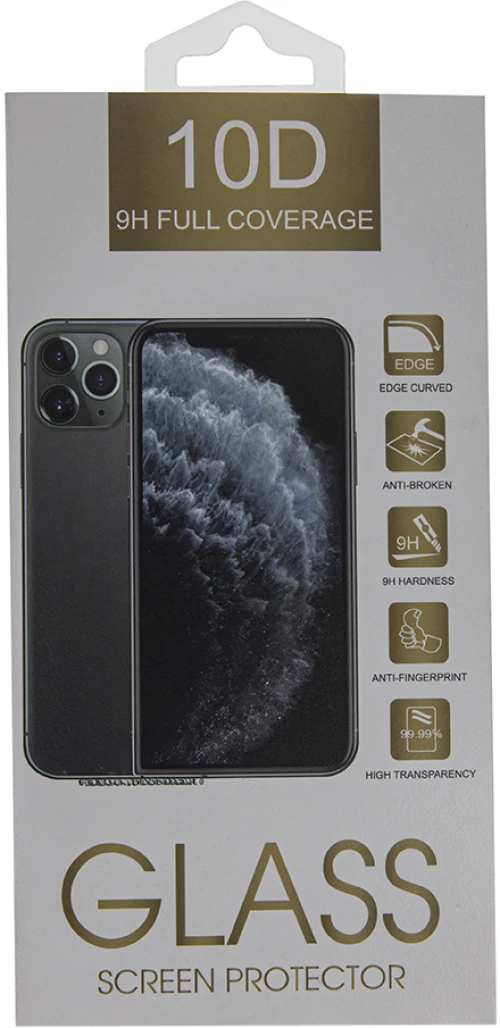 Tempered glass 10D for iPhone 16 Pro Max 6,9" black frame