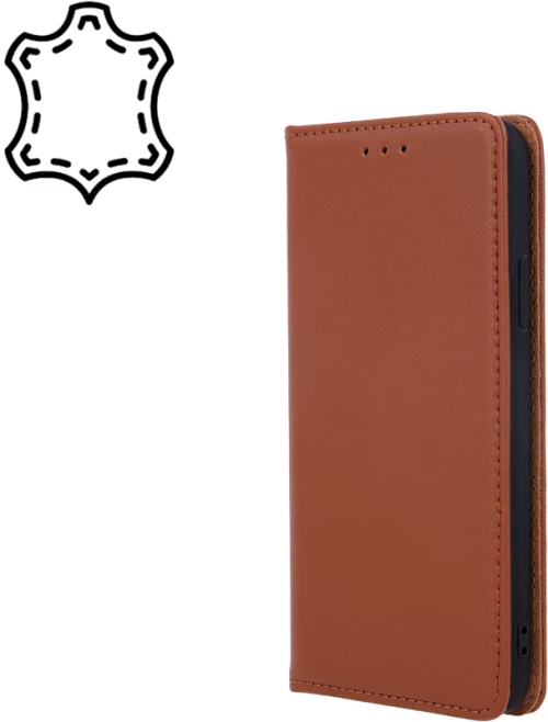 Genuine Leather Smart Pro for iPhone 16 6,1" brown