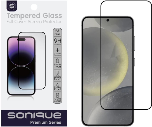 Hardy Glass Sonique Premium Series HD Full Cover 9H Samsung Galaxy S24 FE Μαύρο
