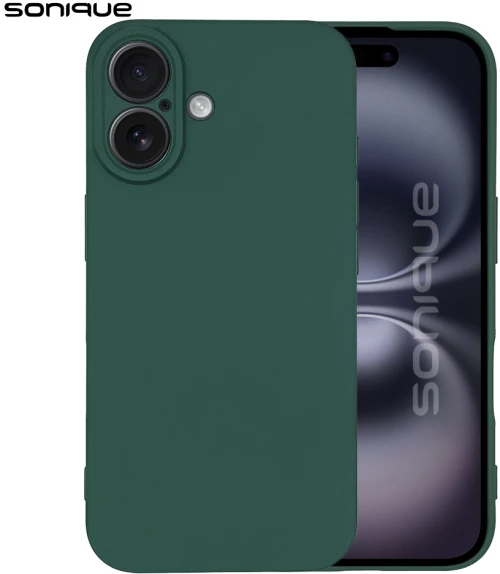 Θήκη Σιλικόνης My Colors Sonique Apple iPhone 16 Plus Πράσινο Σκούρο