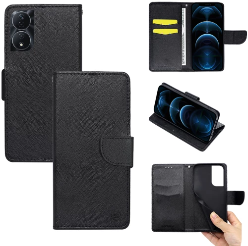 Θήκη Πορτοφόλι Sonique Trend Wallet Honor 90 Smart 5G Μαύρο