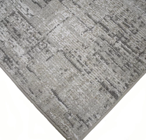 Χαλί μηχανής Στρογγυλό Aperia 590-096 μπεζ-γκρι Colore Colori 200x200