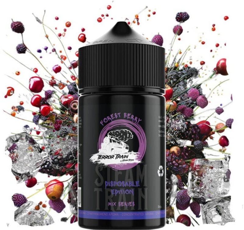 Terror Train – Forest Berry Vapeshot 25/75ml (Βατόμουρο, Μύρτιλο, Φράουλα & Πάγος) (Flavour Shots)