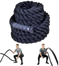 Σχοινί Crossfit 9mX38mm Μαύρο Optimum