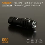 Videx A055 Επαναφορτιζόμενος Φακός Χειρός 600LM IP68
