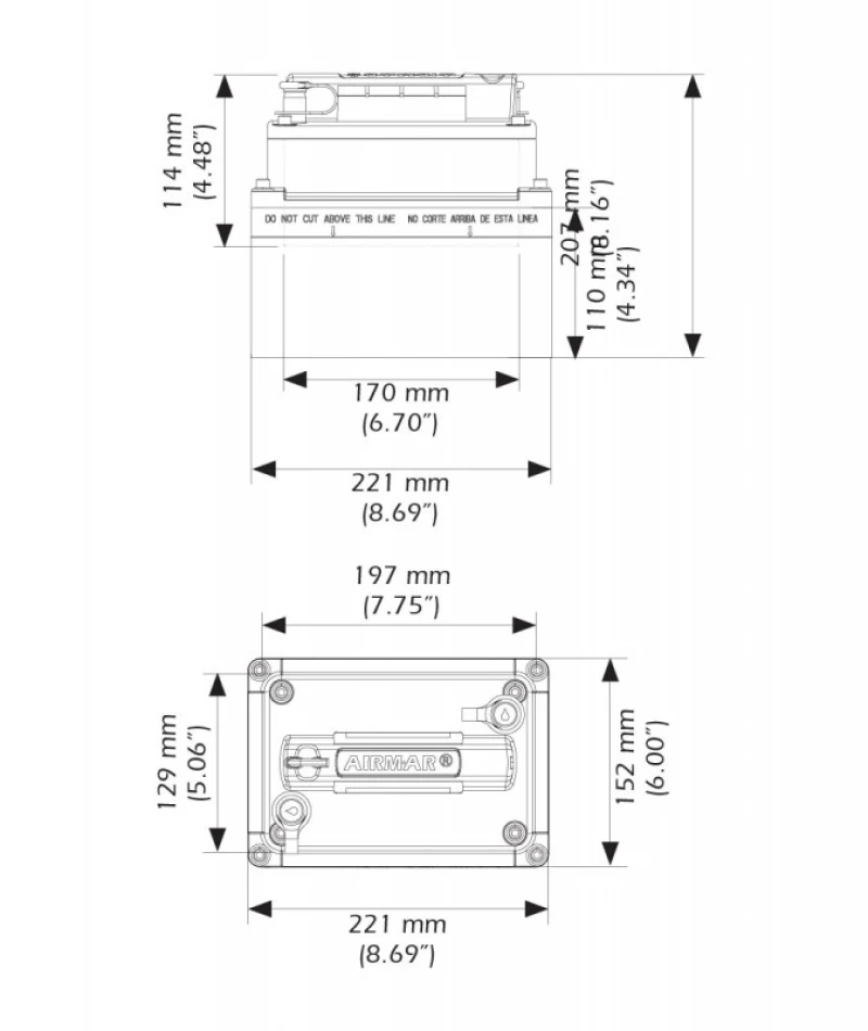 Airmar TM260 Αισθητήρας Βυθόμετρου