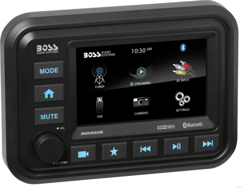 Ράδιο Multimedia Player 4x60W 5''TFT LCD Οθόνη Boss Marine MGV550B