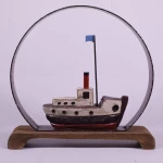 Διακοσμητικό Καράβι Σε Βάση 21.5×21.5×20.5cm