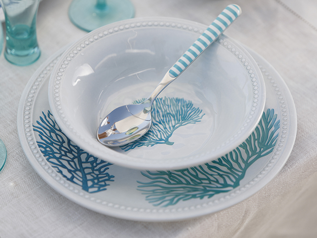 Πιάτο Βαθύ Μελαμίνης Harmony Mare-Marine Business (Σετ 6 τεμ.)