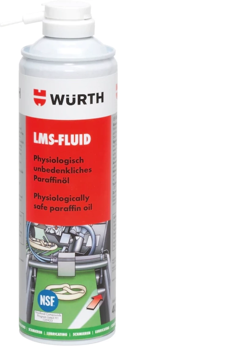 Wurth Λιπαντικό Κατάλληλο για Χρήση με Τρόφιμα LMS-FLUID 400ml